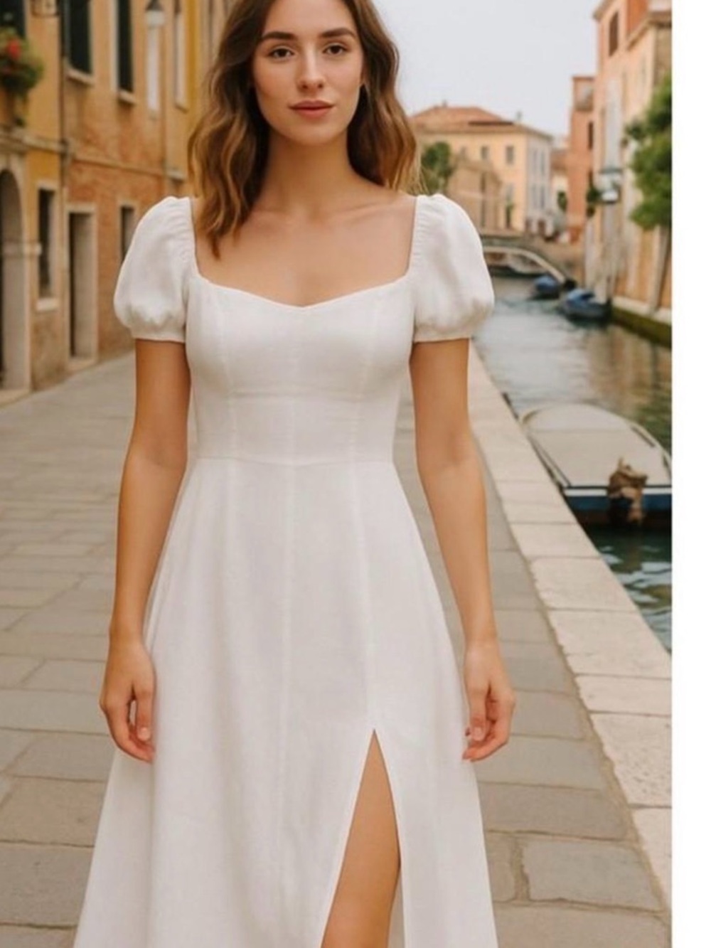 Reformation Denver Linen Dress